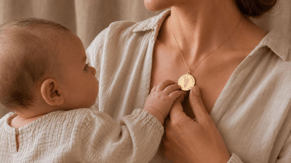 geburtsdaten kette baby geschenk mutter