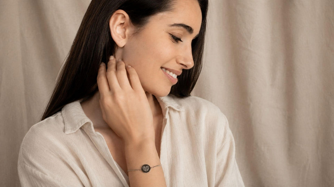 Inkless Abdruckset und Fingerabdruck-Kette für personalisierten Schmuck