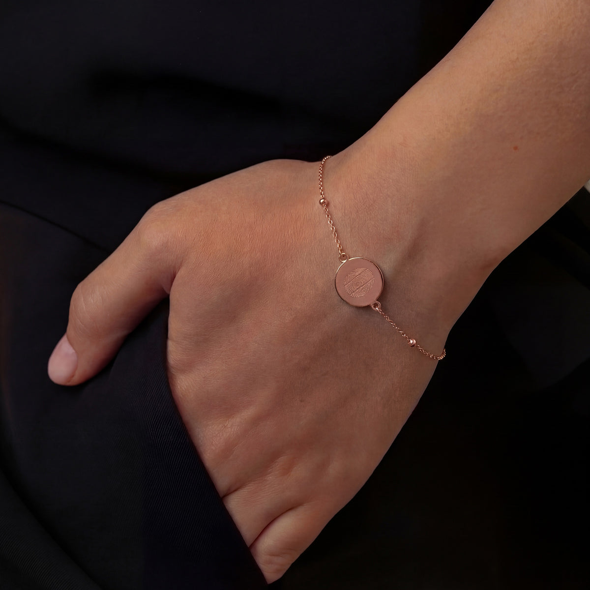 color:rosegold:kette:anker-kugelkette