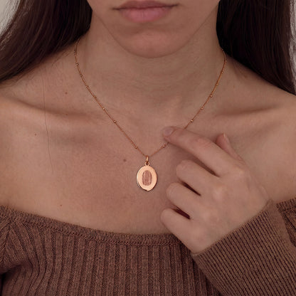 color:rosegold:kette:anker-kugelkette