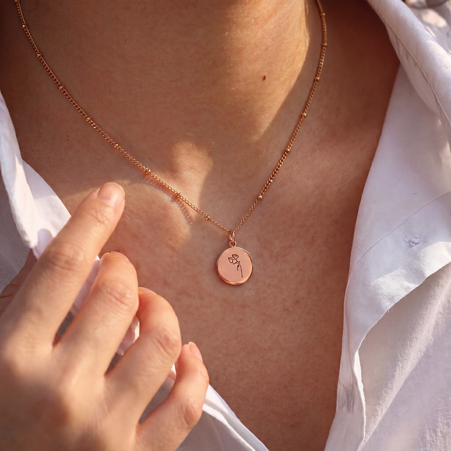 color:rosegold:kette:anker-kugelkette