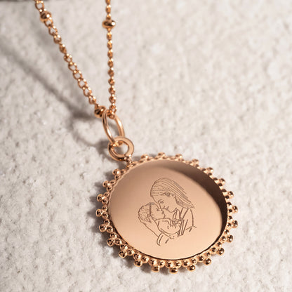 color:rosegold:kette:anker-kugelkette