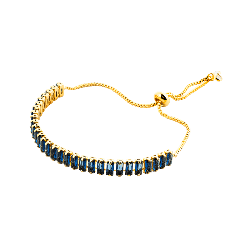 Bracciale Aurea con pietre blu zaffiro