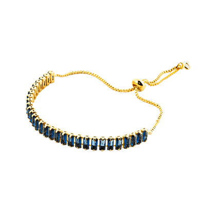 Bracciale Aurea con pietre blu zaffiro