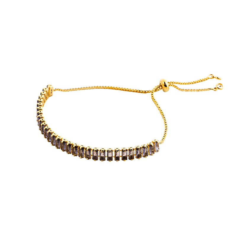 Armband Aurea mit violetten Steinen