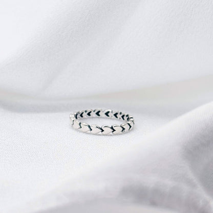 Bague cœur Liora – argent 925