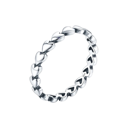 Bague cœur Liora – argent 925