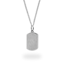 Collana Bold-Charm con impronta digitale a tutta superficie