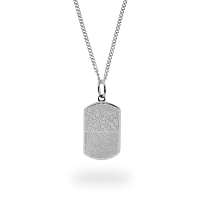 Collana Bold-Charm con impronta del dito e del tartufo