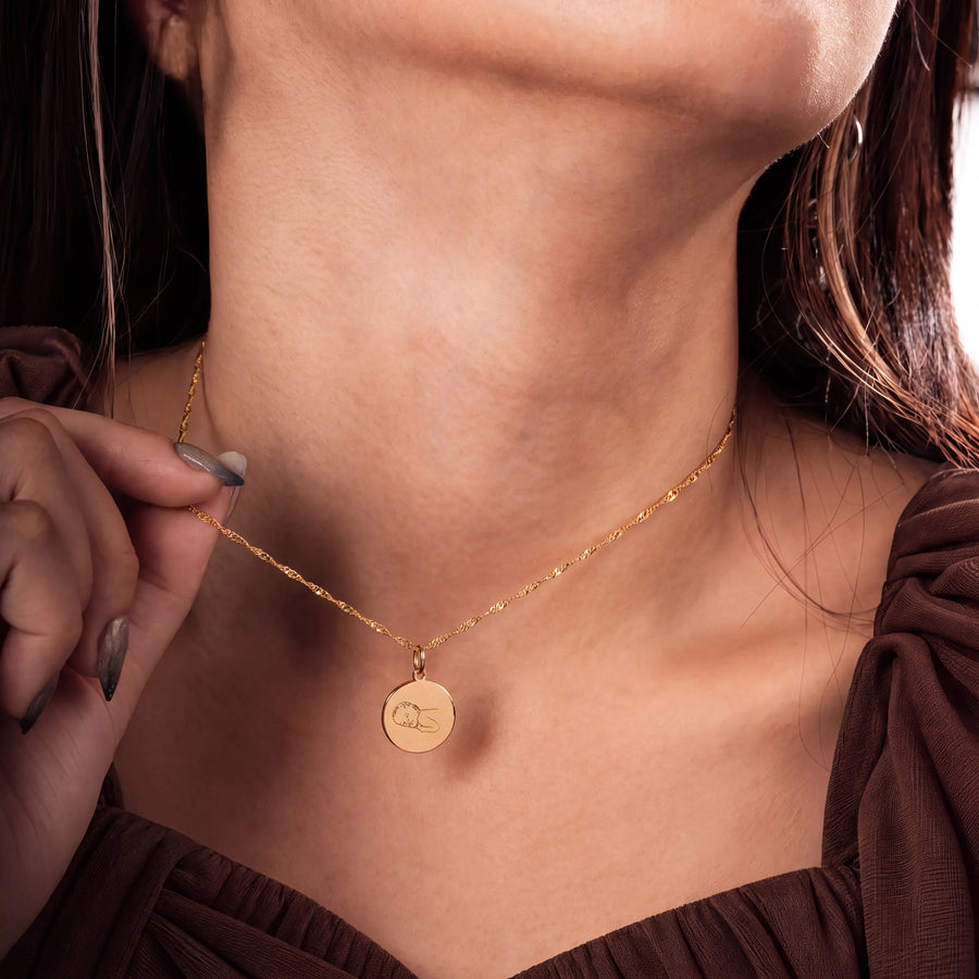 Karat: 333 GG:kette:singapurkette,Karat: 585 GG