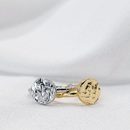 Strukturierter Ring Lunara - 925 Silber