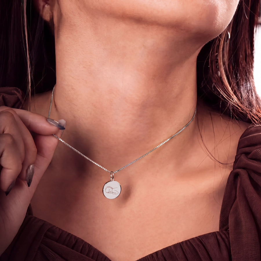 Karat: 333 WG:kette:venezianerkette,Karat: 585 WG