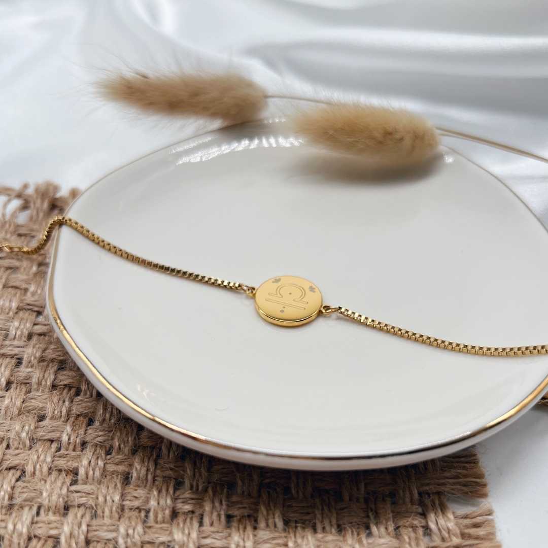 Libra zodiac bracelet