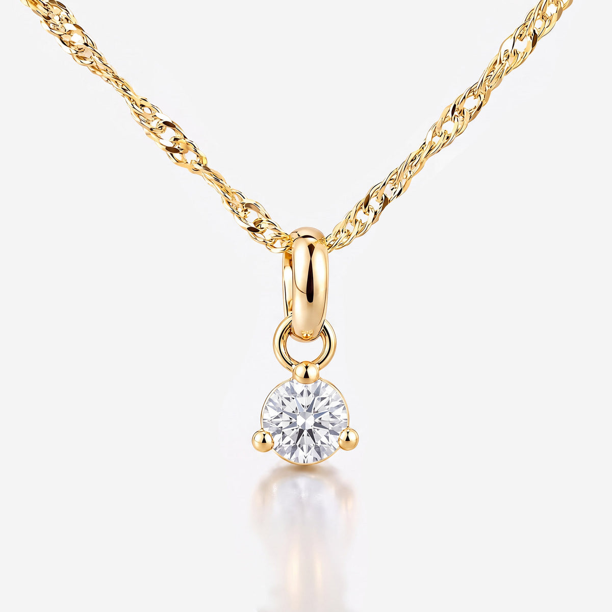 Karat: 333 GG:kette:singapurkette,Karat: 585 GG