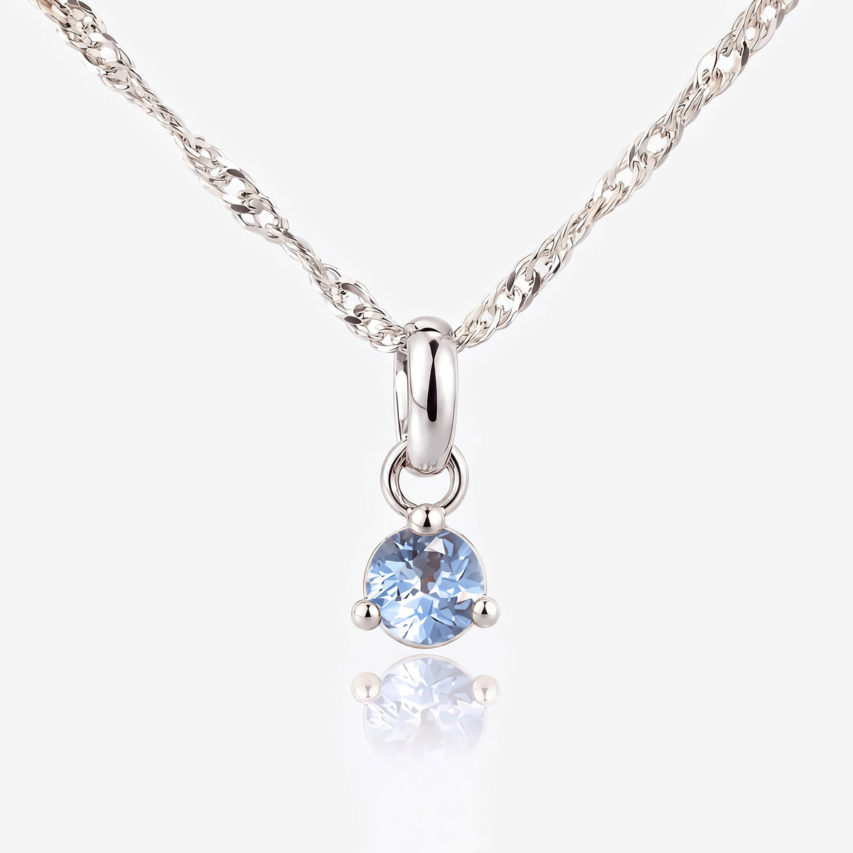 Karat: 333 WG:kette:singapurkette,Karat: 585 WG