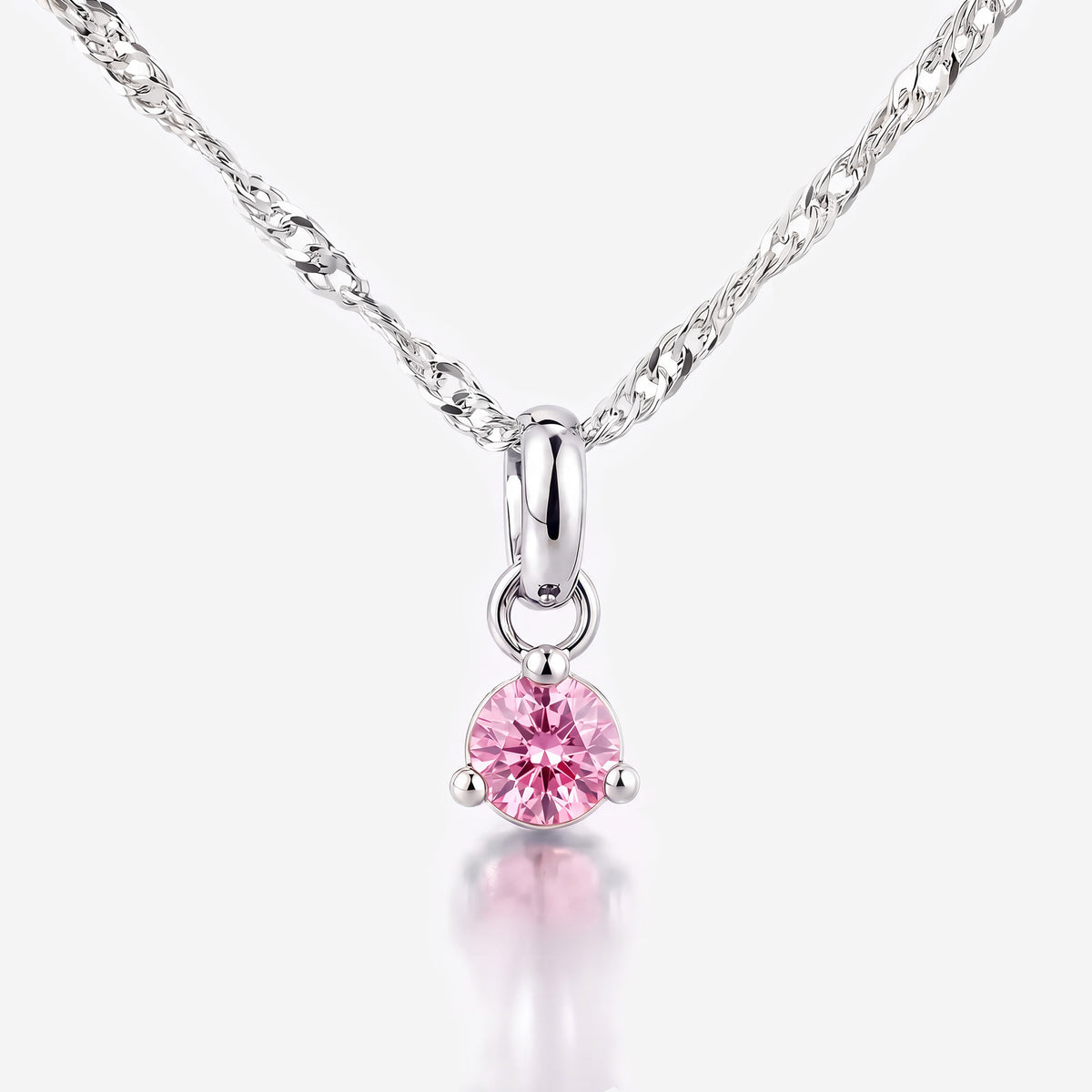 Karat: 333 WG:kette:singapurkette,Karat: 585 WG