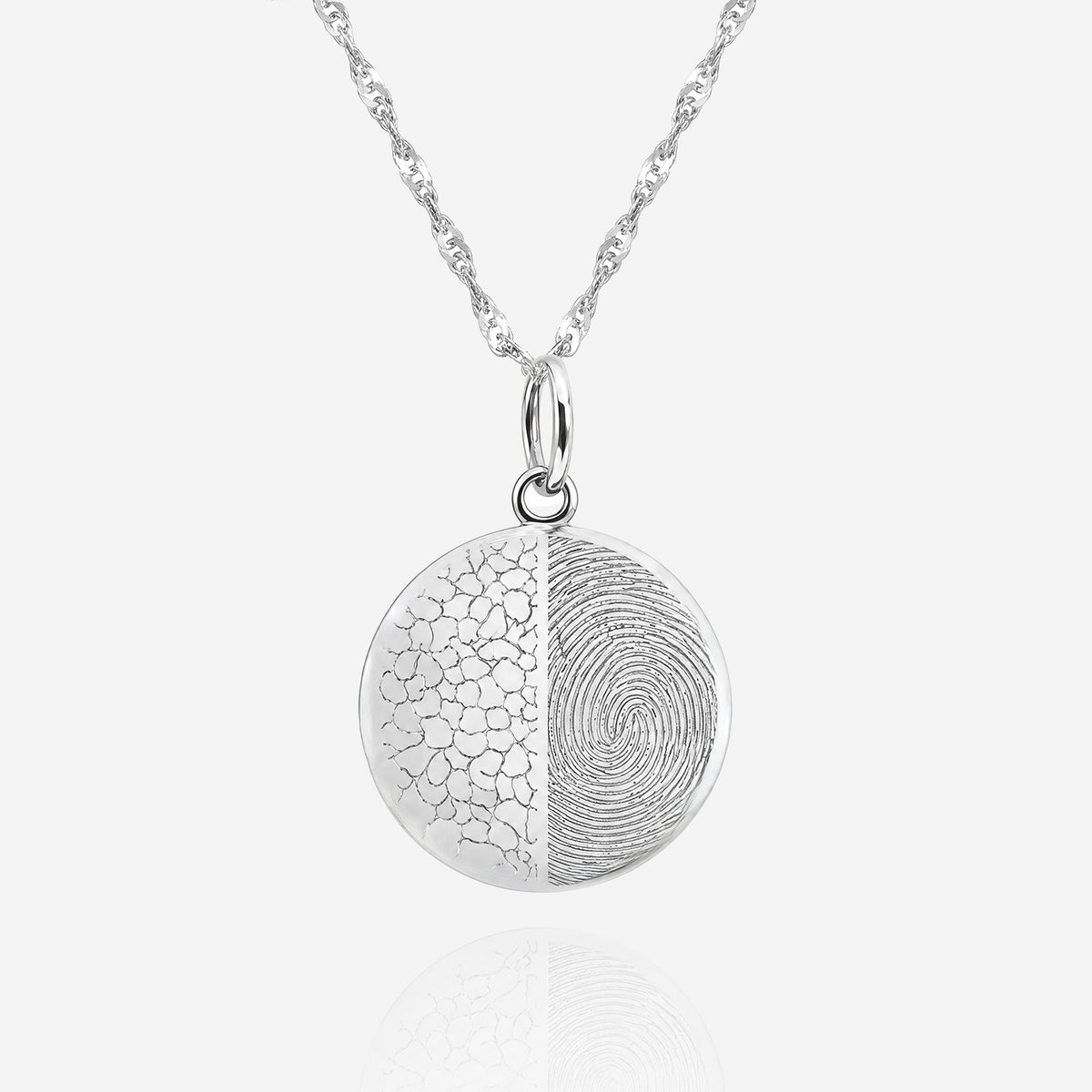 Karat: 333 WG:kette:singapurkette,Karat: 585 WG