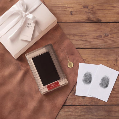 Confezione regalo con set per impronte