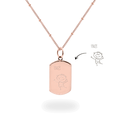 color:rosegold:kette:anker-kugelkette