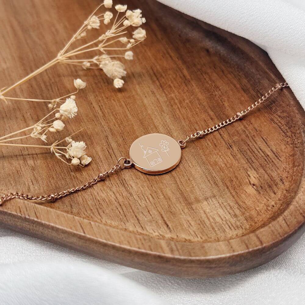 color:rosegold:kette:anker-kugelkette