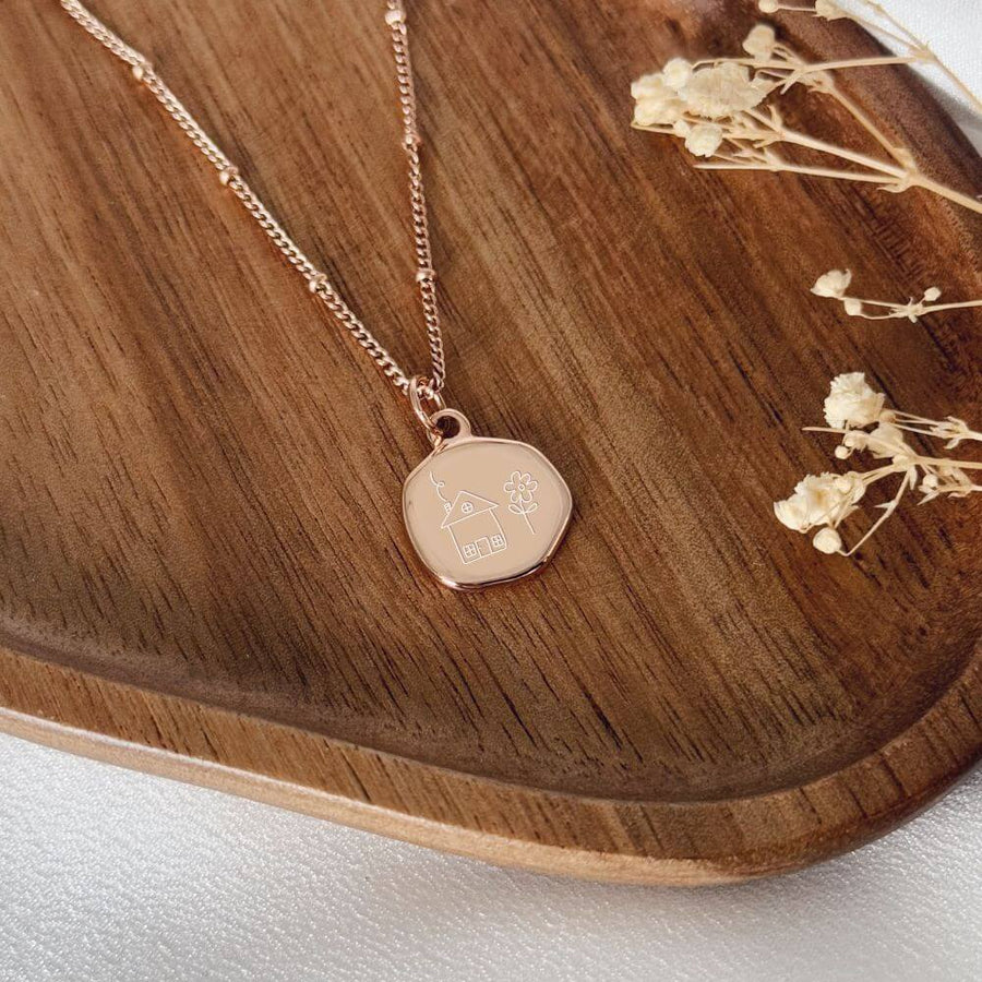color:rosegold:kette:anker-kugelkette